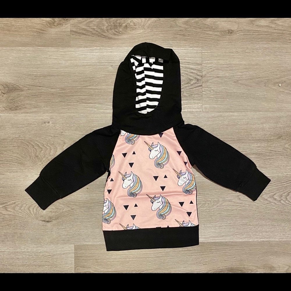 Unicorn hoodie top